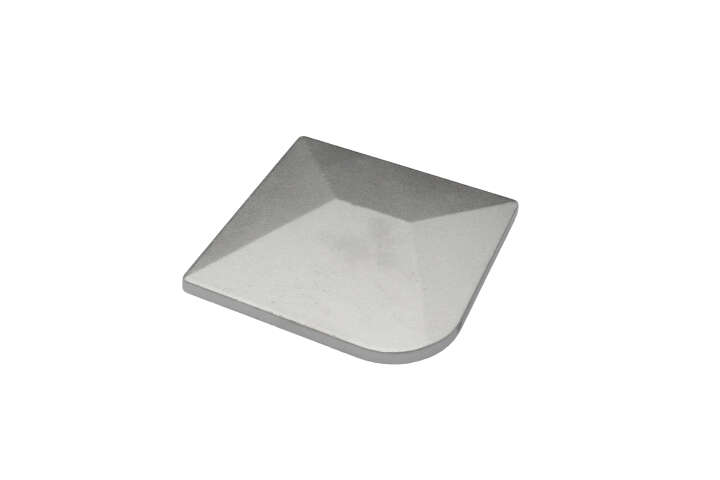 Aluminium Pfostenkappe mit Überstand